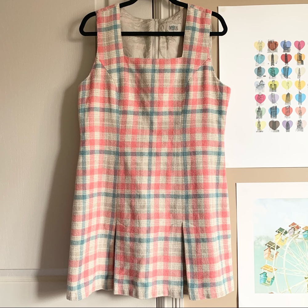 Vintage | Square neck schoolgirl dress